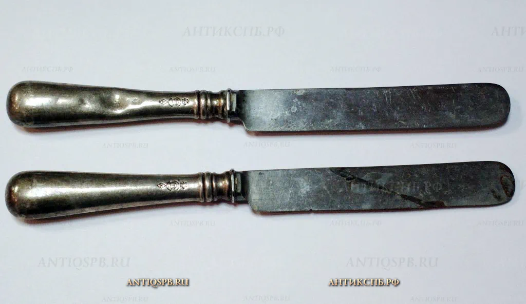 Ножи столовые антикварные. Norblin. Варшава. Нач. ХХ века. №19087